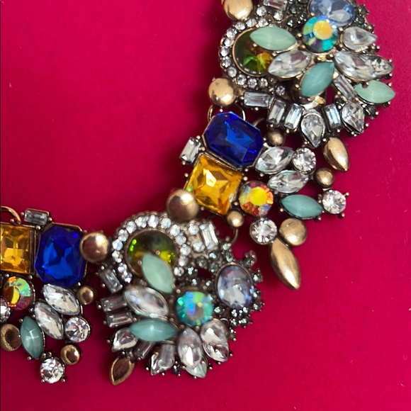 NWOT Eye Candy Multicolor Statement Necklace - Picture 2 of 4